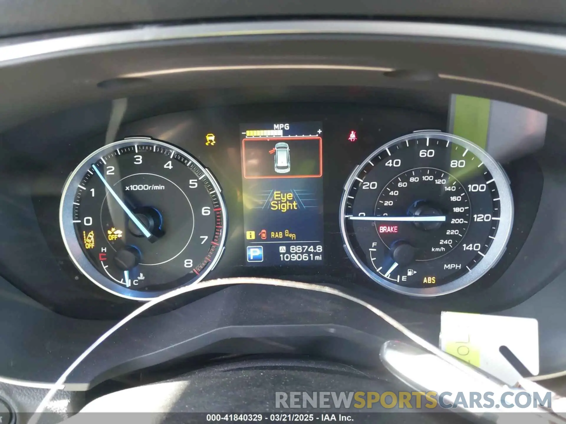 7 fotografías del automóvil dañado 4S4WMAPD5L3402852 SUBARU ASCENT 2020