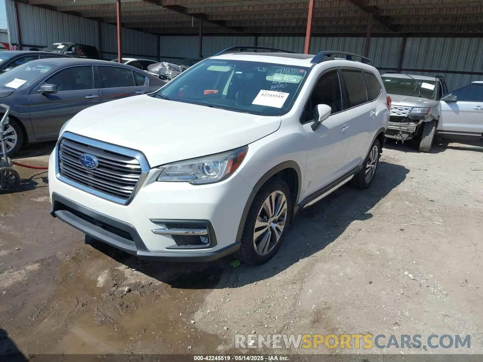 2 fotografías del automóvil dañado 4S4WMAPDXL3421851 SUBARU ASCENT 2020