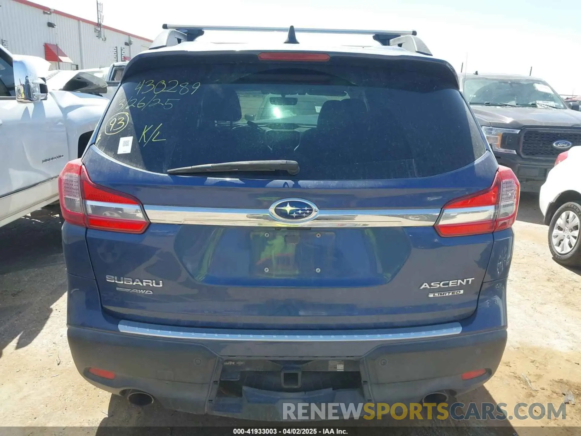 17 fotografías del automóvil dañado 4S4WMAPDXL3431165 SUBARU ASCENT 2020