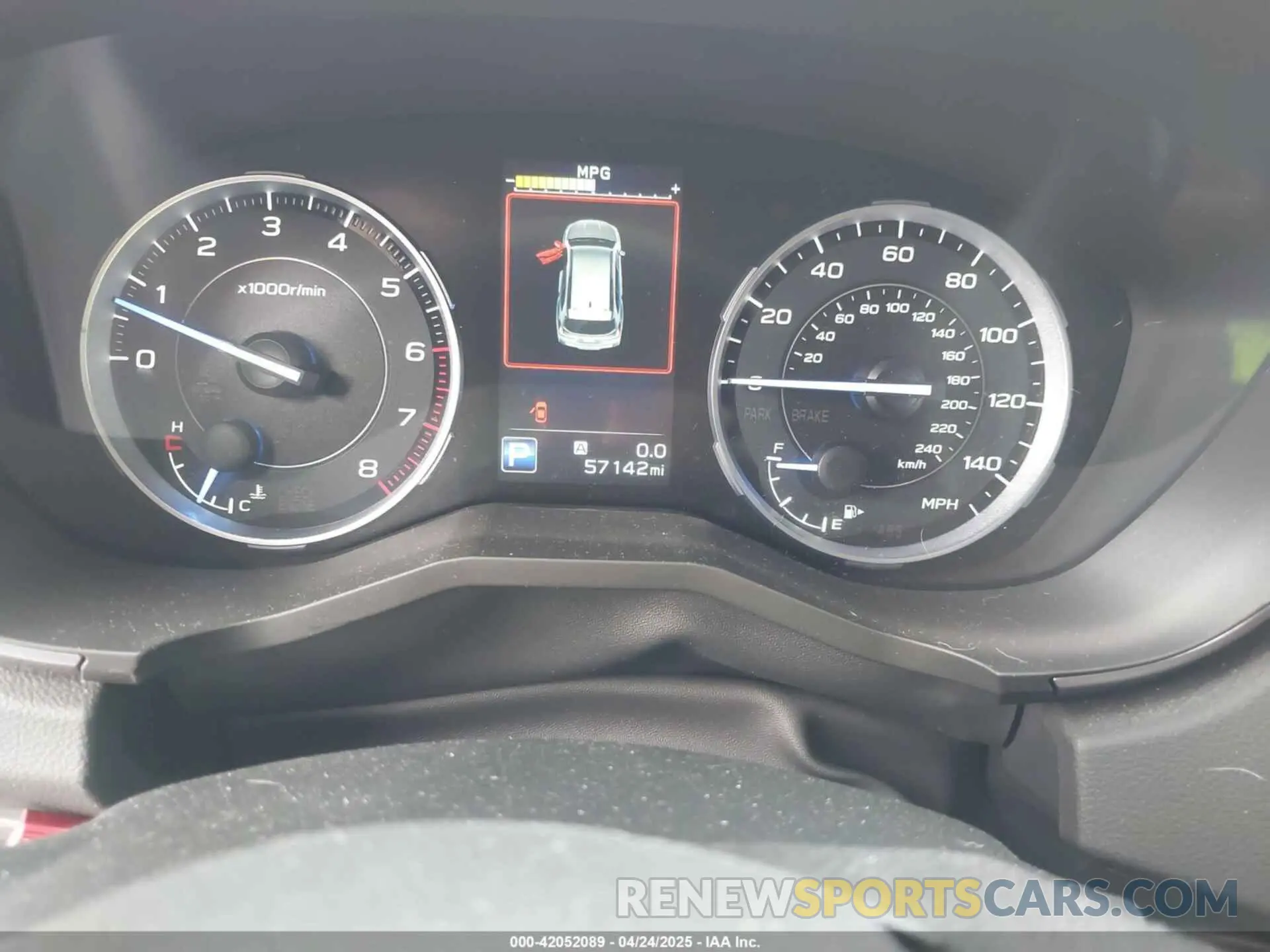 7 fotografías del automóvil dañado 4S4WMARD4L3419395 SUBARU ASCENT 2020