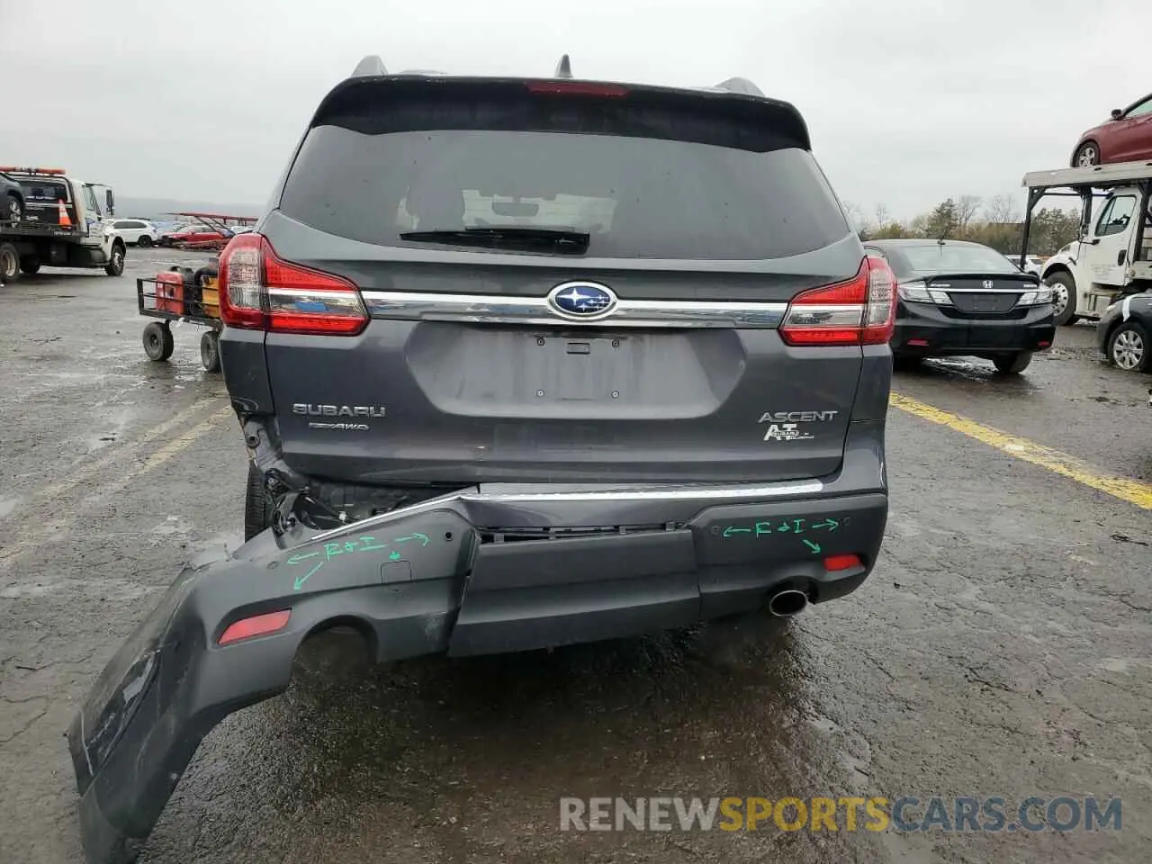 6 fotografías del automóvil dañado 4S4WMAFD2M3462834 SUBARU ASCENT 2021