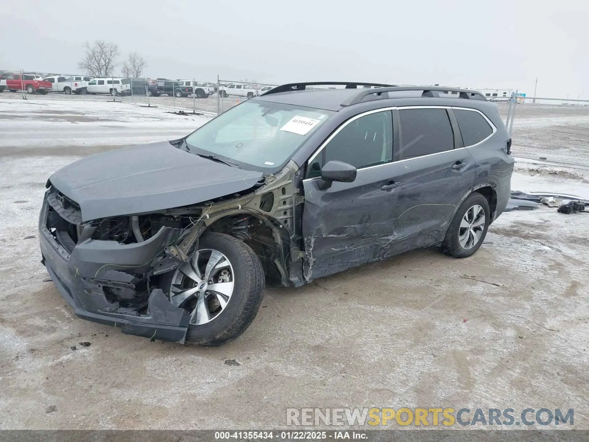 2 fotografías del automóvil dañado 4S4WMAFD3M3429714 SUBARU ASCENT 2021