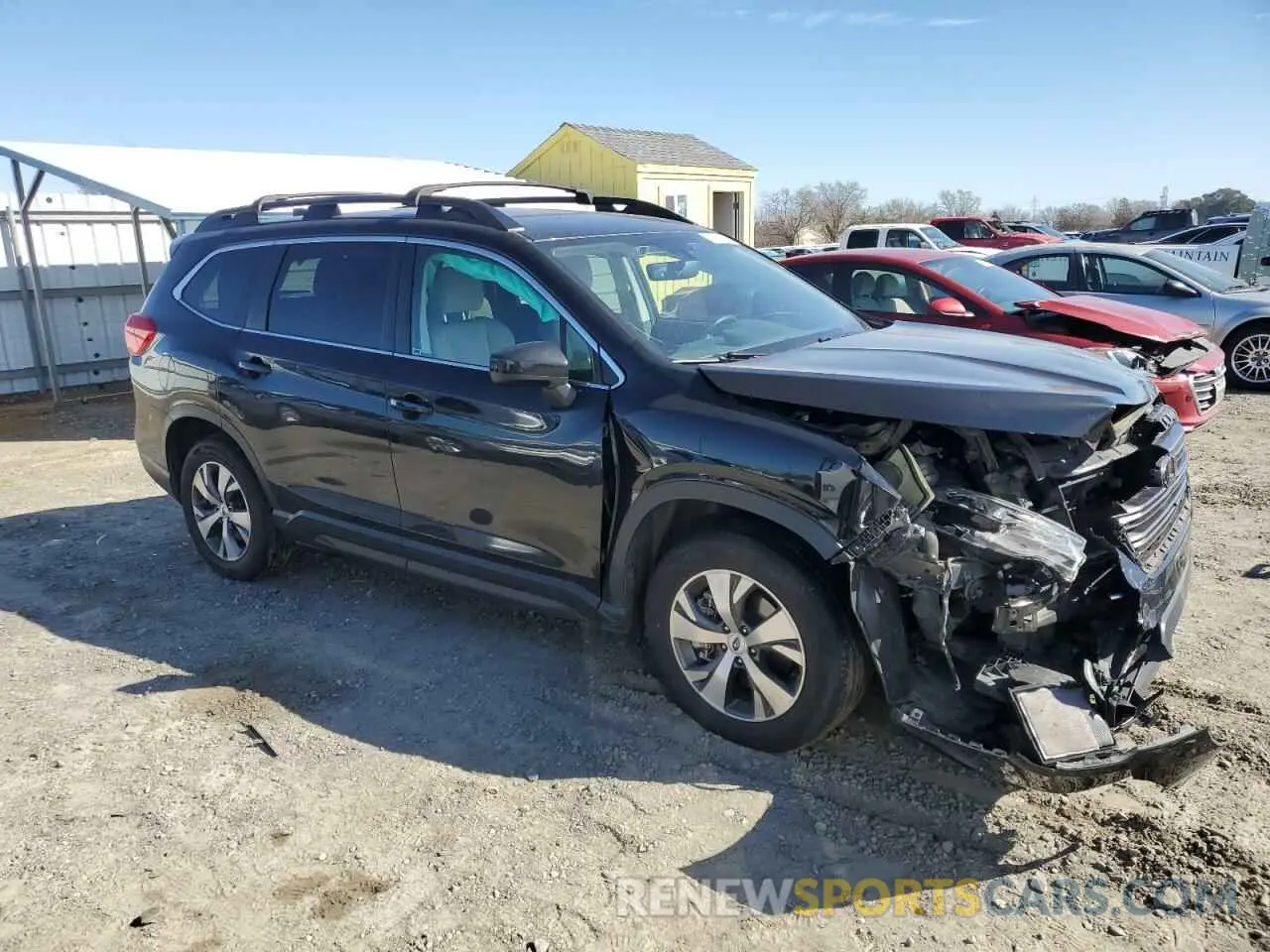 4 fotografías del automóvil dañado 4S4WMAFDXM3470857 SUBARU ASCENT 2021