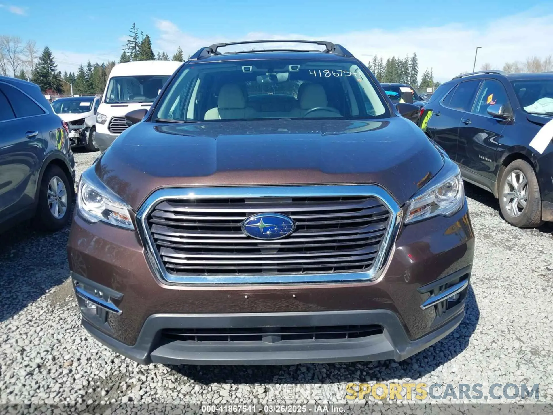 12 fotografías del automóvil dañado 4S4WMALDXM3437930 SUBARU ASCENT 2021