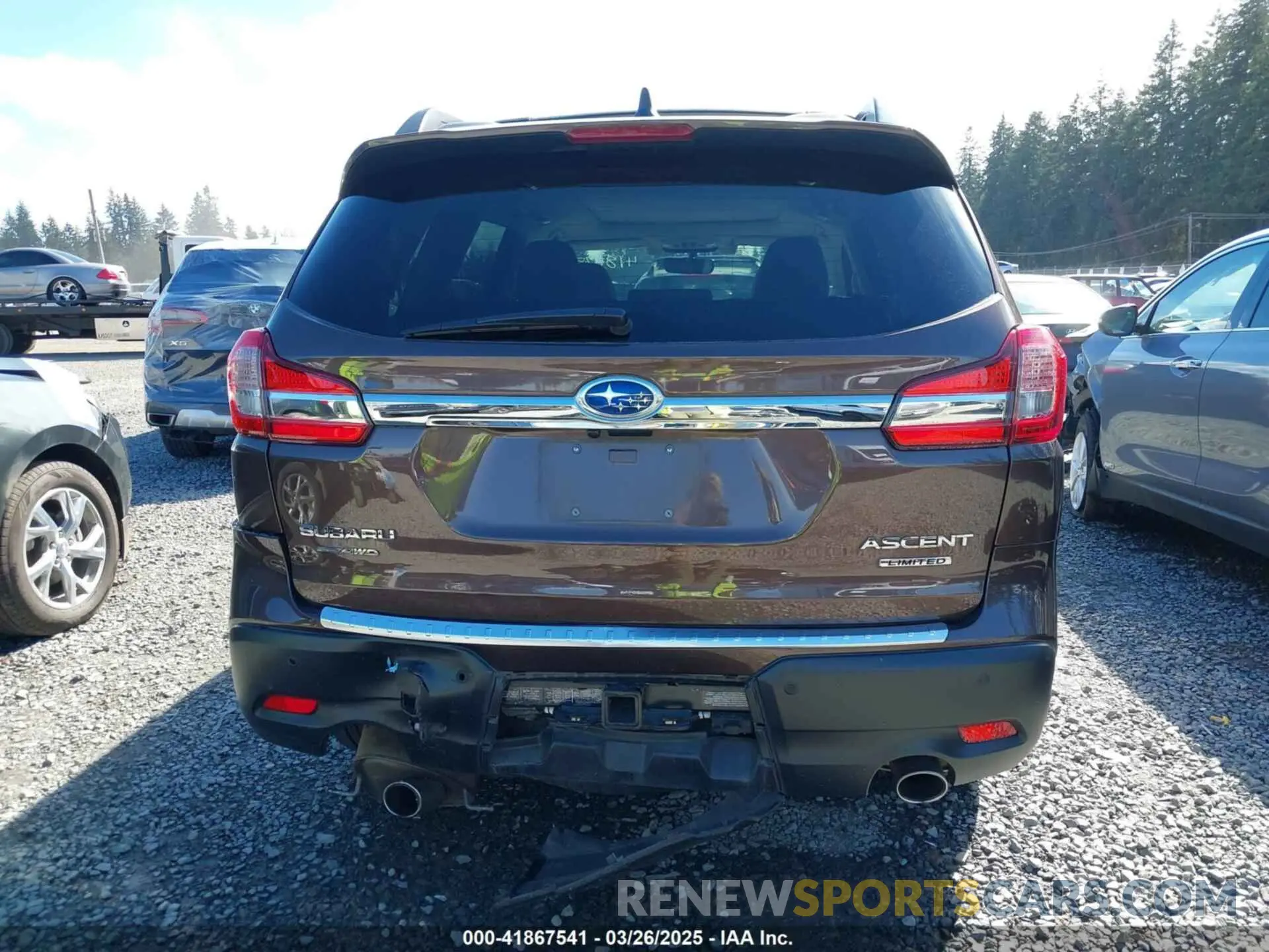 16 fotografías del automóvil dañado 4S4WMALDXM3437930 SUBARU ASCENT 2021