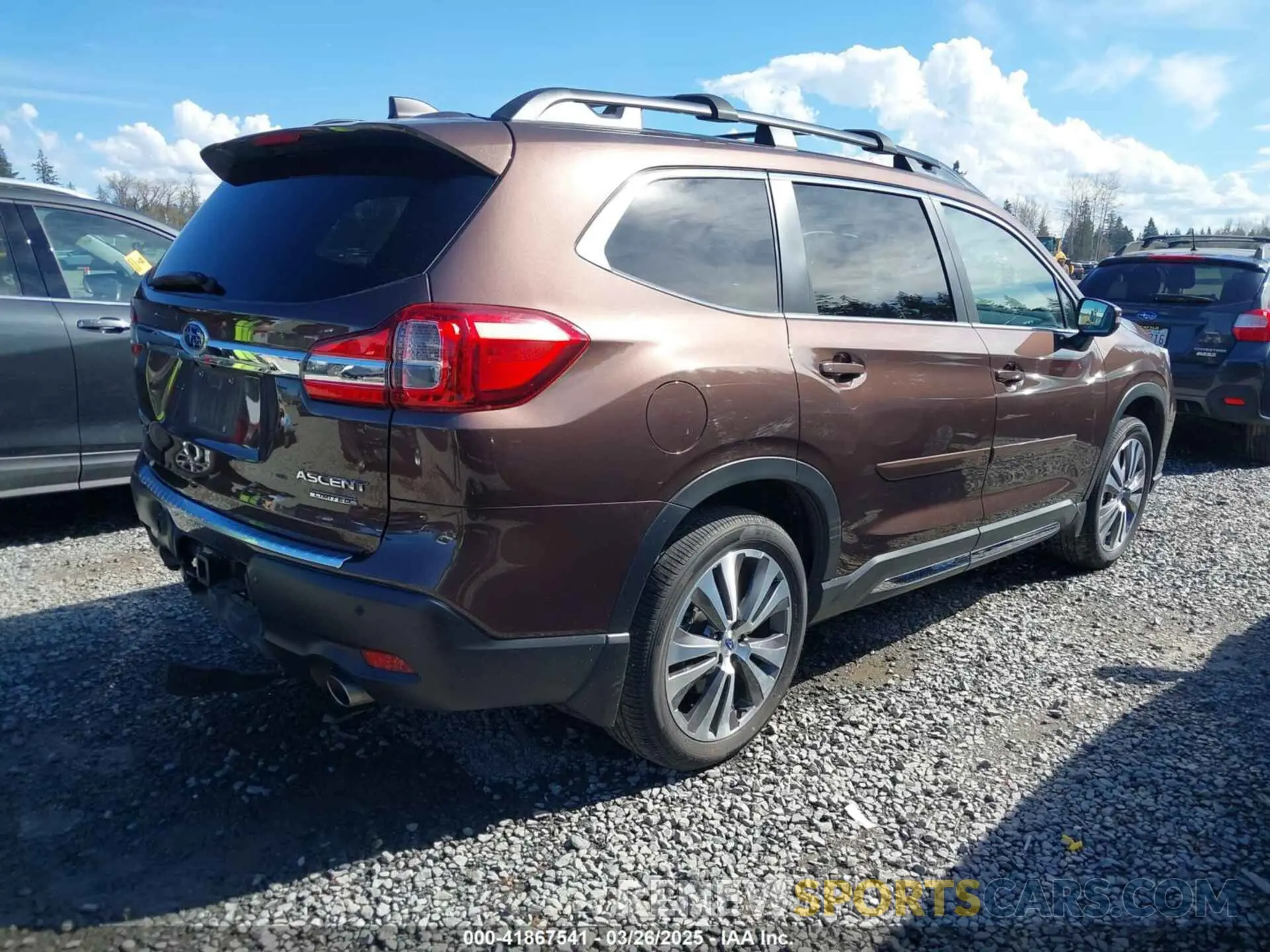 4 fotografías del automóvil dañado 4S4WMALDXM3437930 SUBARU ASCENT 2021
