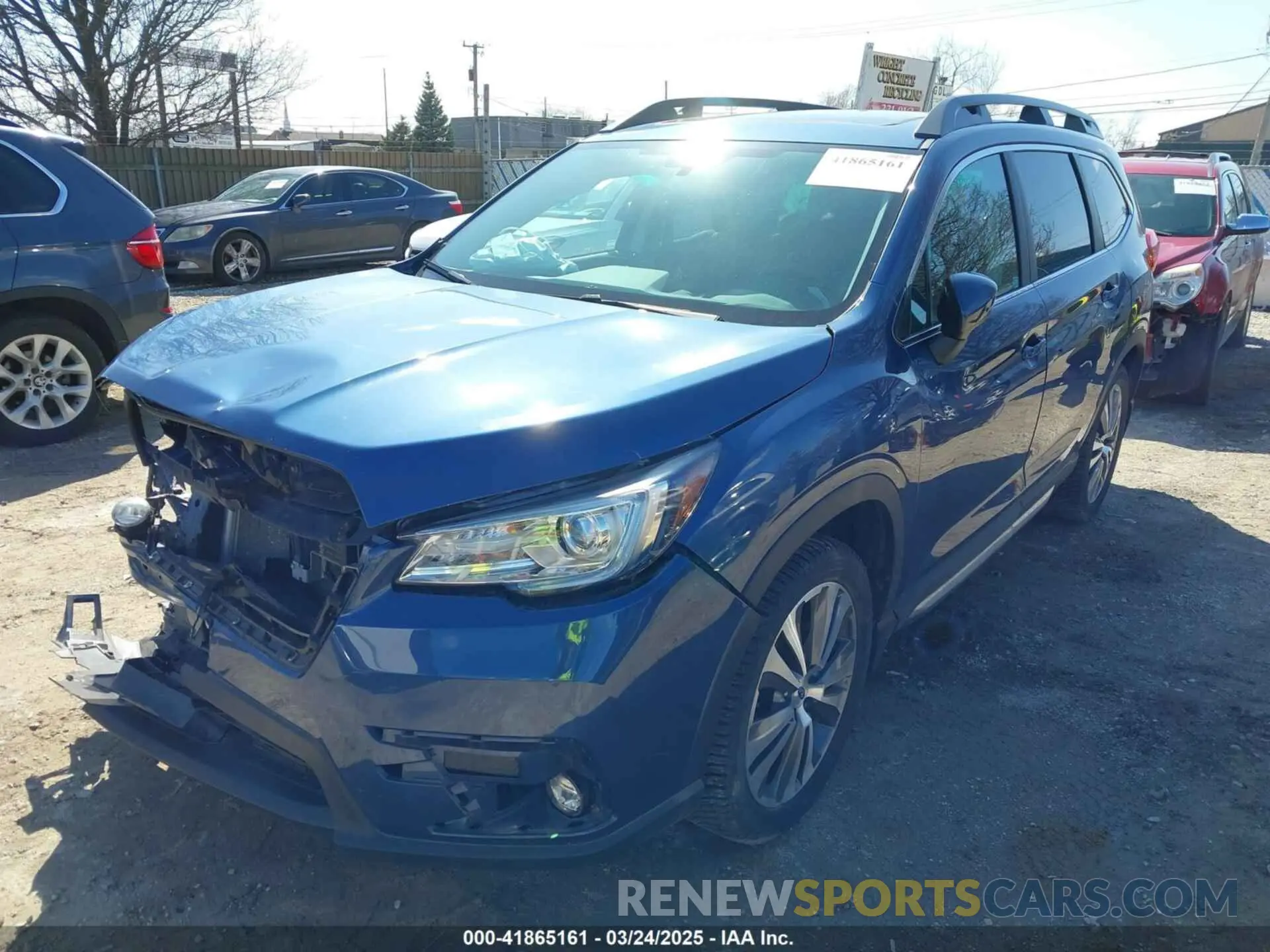 2 fotografías del automóvil dañado 4S4WMAPD0M3406311 SUBARU ASCENT 2021