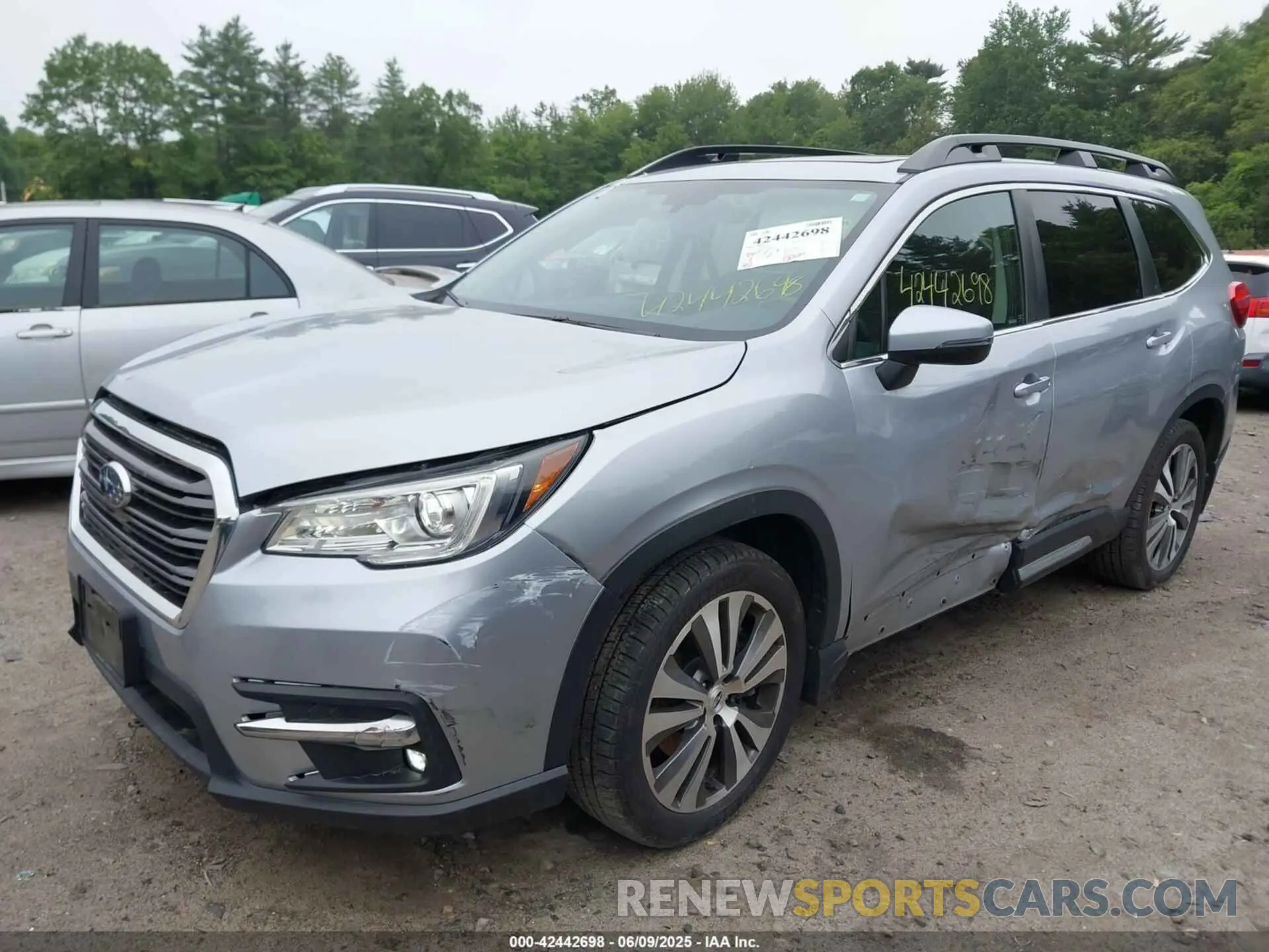 2 fotografías del automóvil dañado 4S4WMAPD5M3465998 SUBARU ASCENT 2021