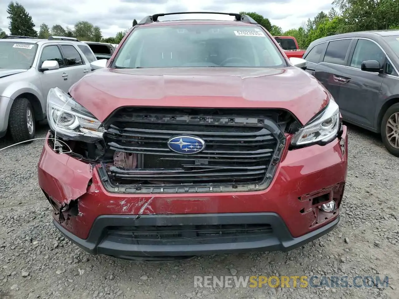 5 fotografías del automóvil dañado 4S4WMARD7M3450870 SUBARU ASCENT 2021