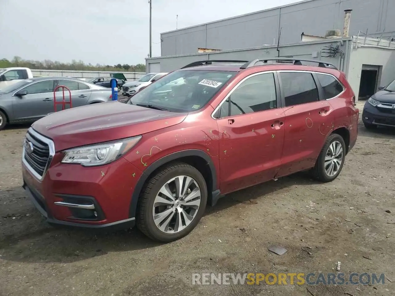 1 fotografías del automóvil dañado 4S4WMARDXM3403591 SUBARU ASCENT 2021