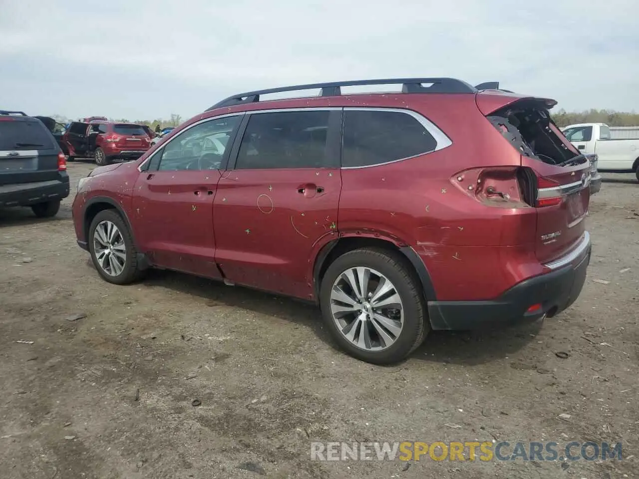 2 fotografías del automóvil dañado 4S4WMARDXM3403591 SUBARU ASCENT 2021