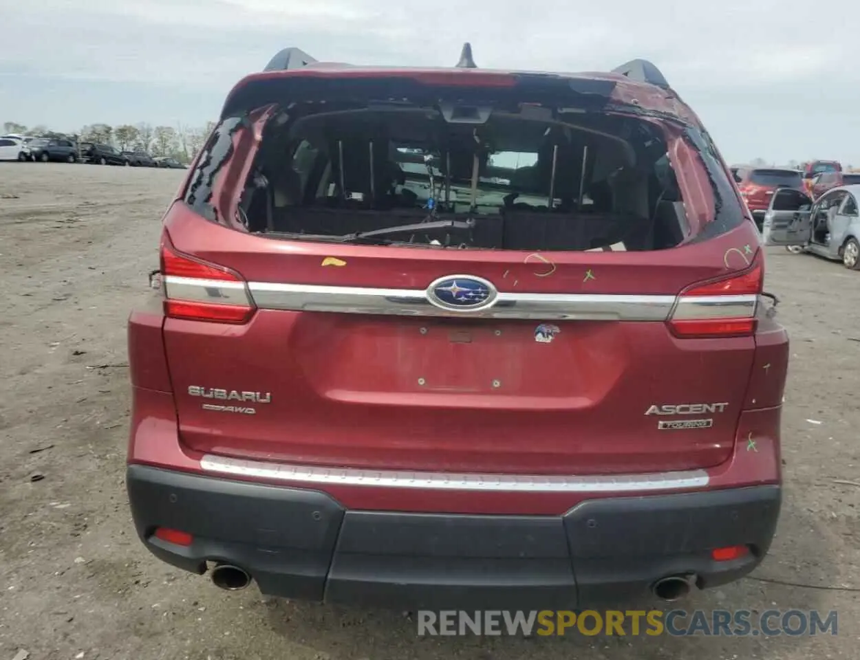 6 fotografías del automóvil dañado 4S4WMARDXM3403591 SUBARU ASCENT 2021