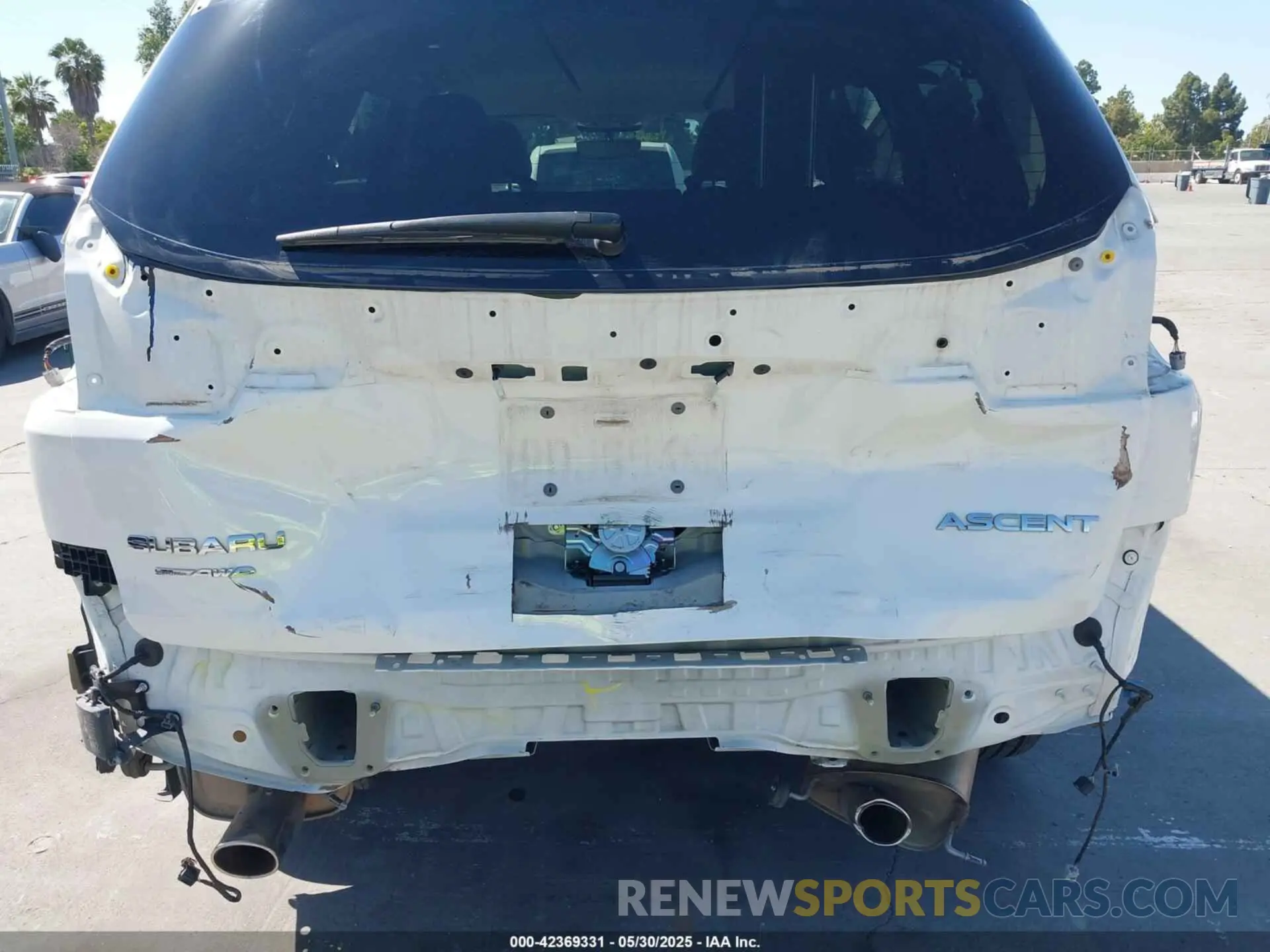 6 fotografías del automóvil dañado 4S4WMAED6N3463486 SUBARU ASCENT 2022