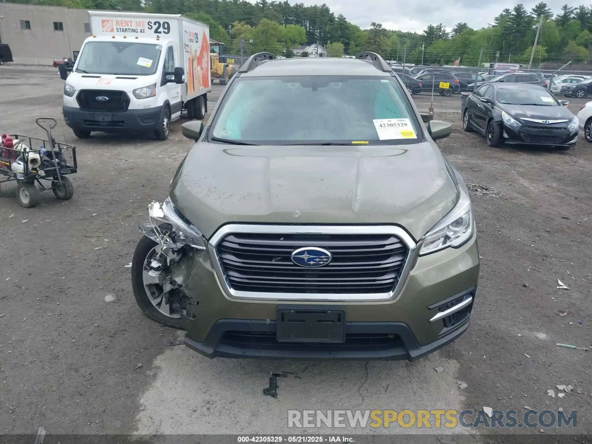 12 fotografías del automóvil dañado 4S4WMAED7N3402308 SUBARU ASCENT 2022