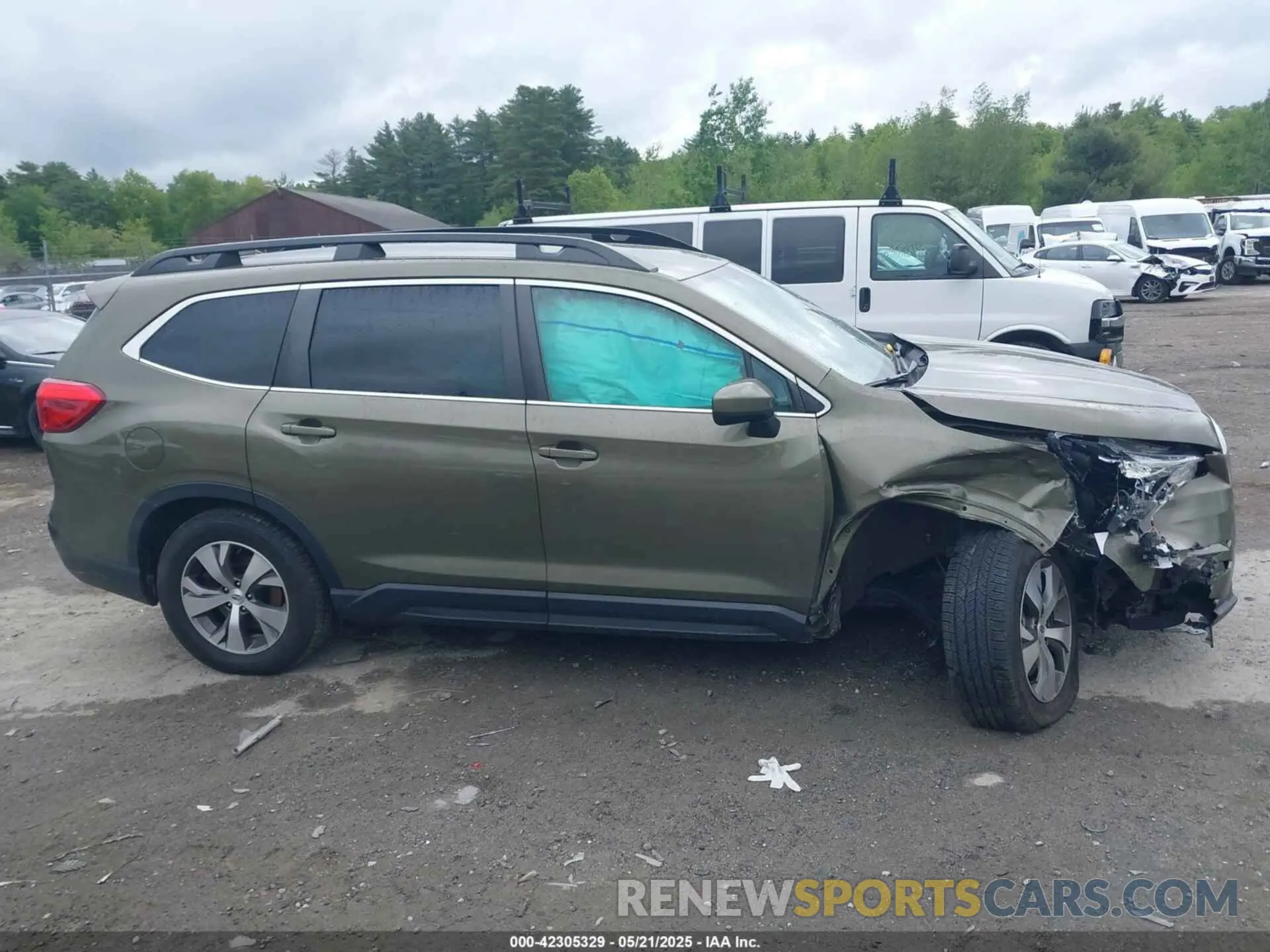 13 fotografías del automóvil dañado 4S4WMAED7N3402308 SUBARU ASCENT 2022