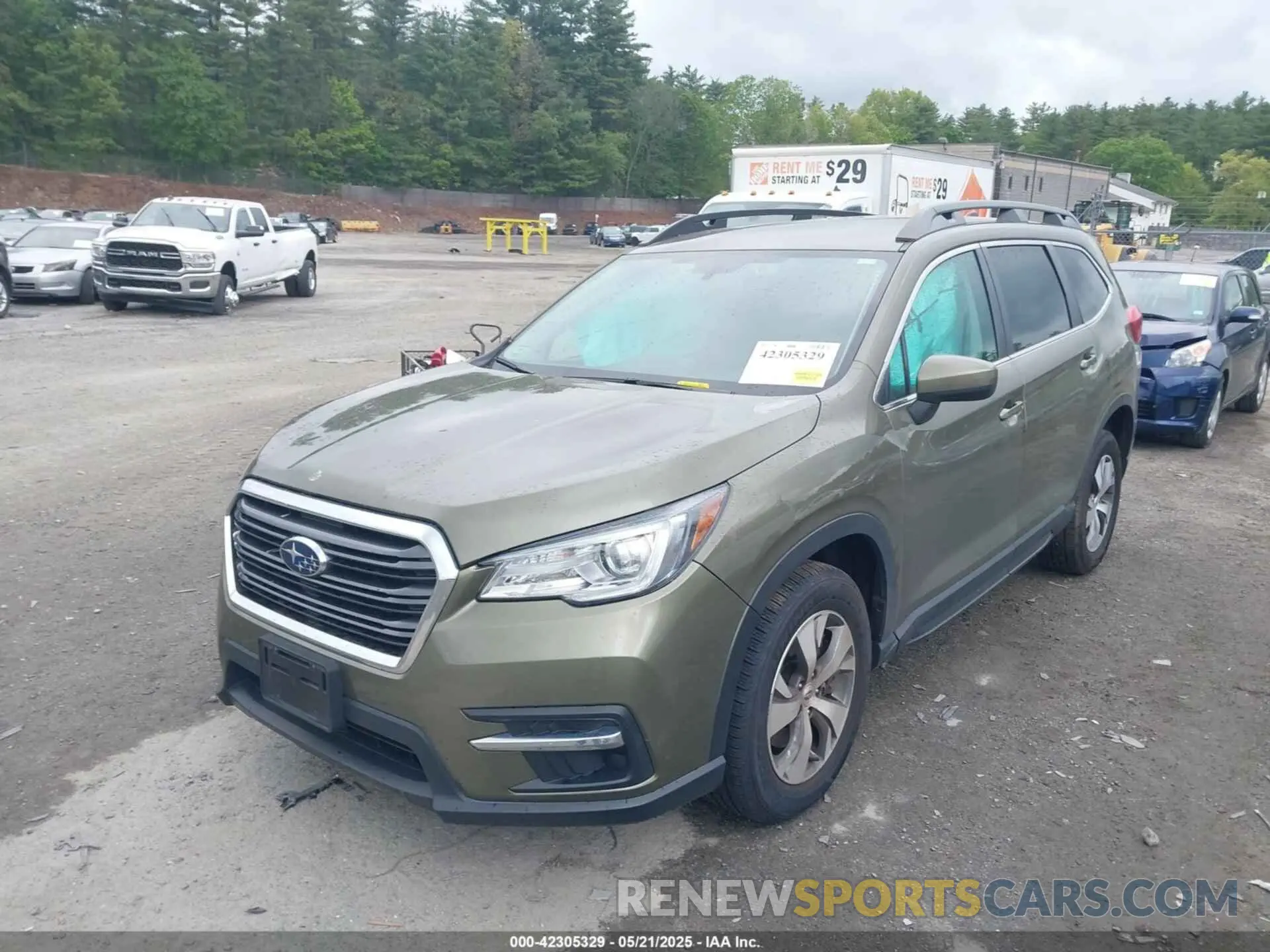 2 fotografías del automóvil dañado 4S4WMAED7N3402308 SUBARU ASCENT 2022