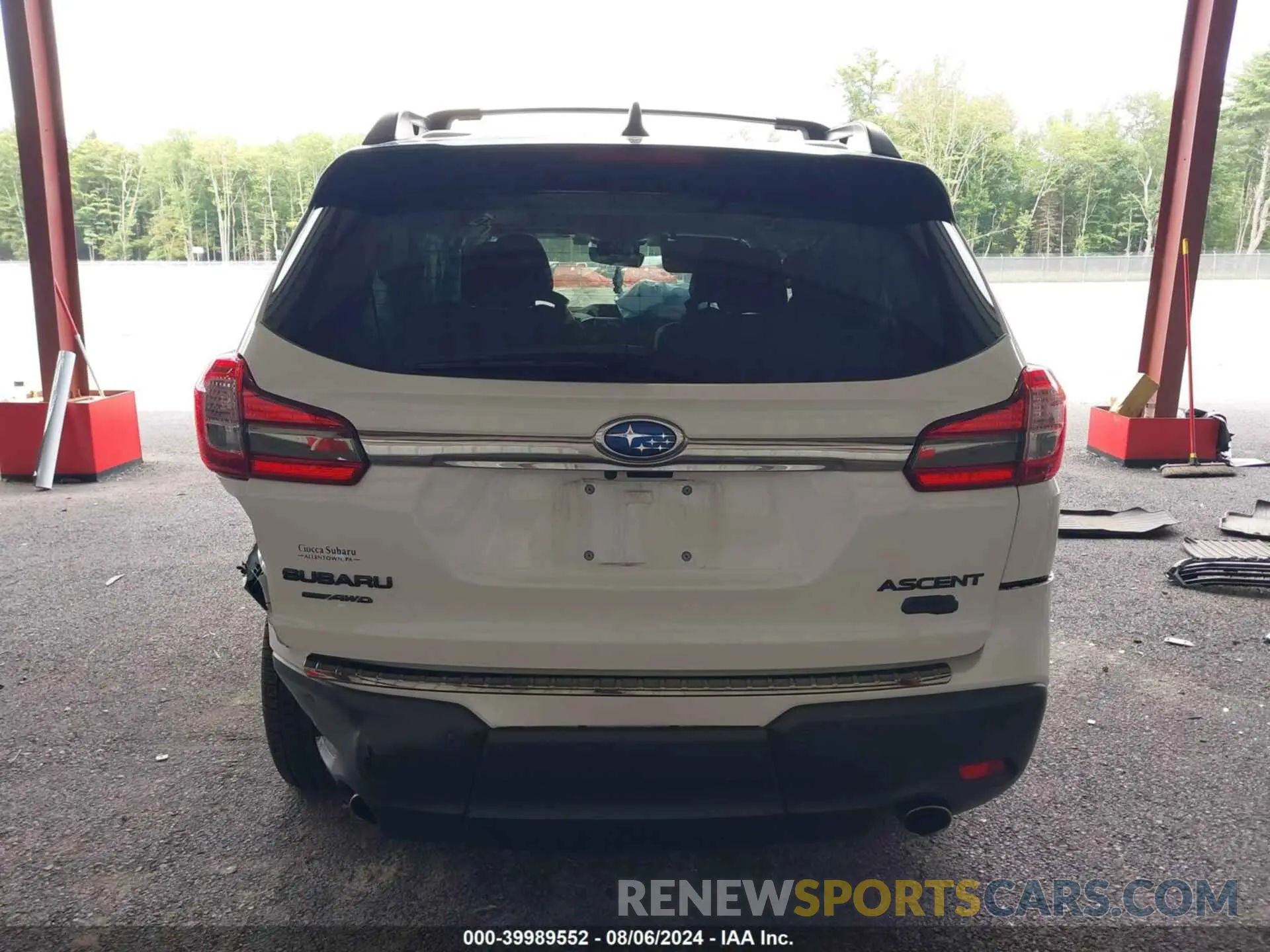 17 fotografías del automóvil dañado 4S4WMAJD8N3416871 SUBARU ASCENT 2022