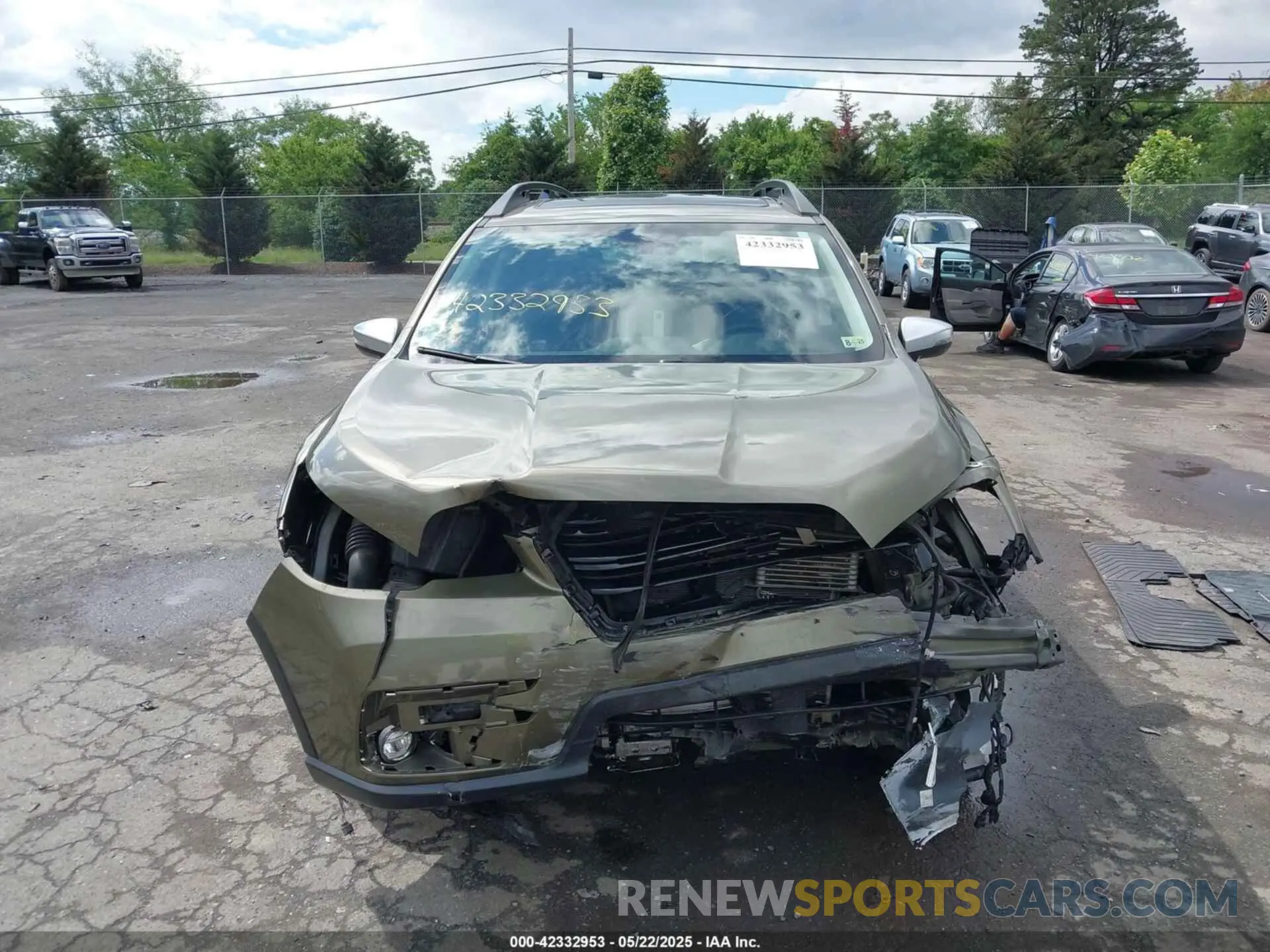 12 fotografías del automóvil dañado 4S4WMARD5N3454420 SUBARU ASCENT 2022