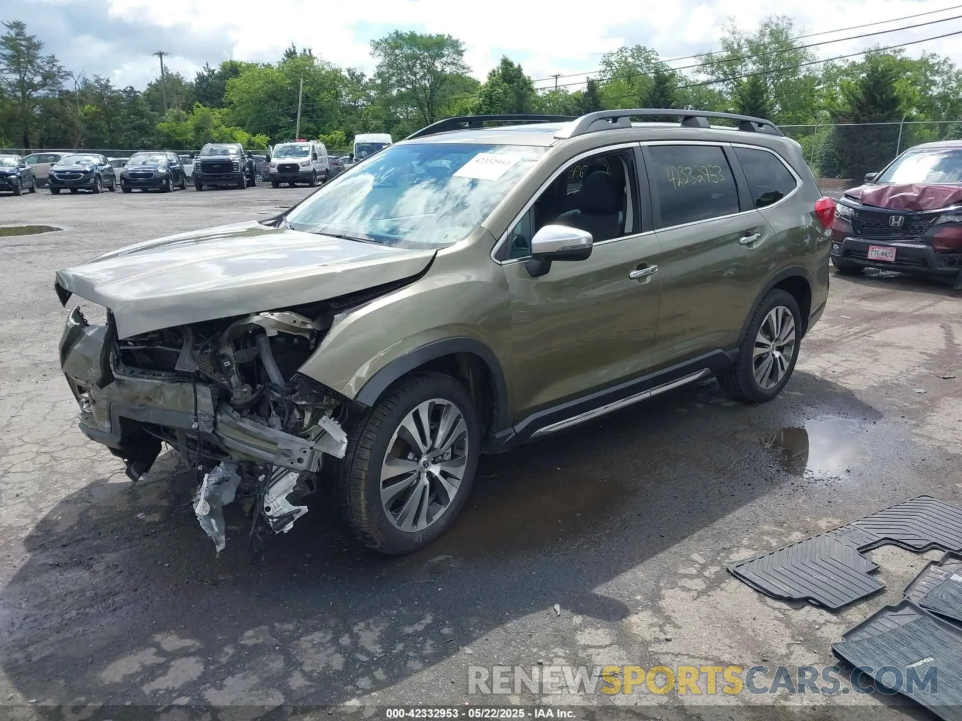 2 fotografías del automóvil dañado 4S4WMARD5N3454420 SUBARU ASCENT 2022