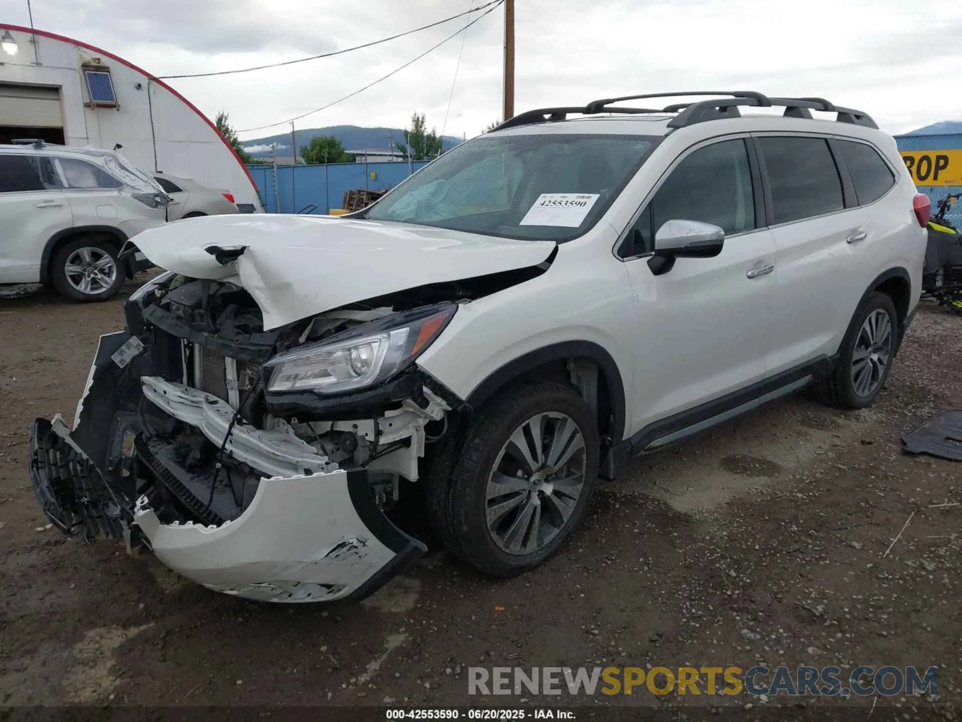 2 fotografías del automóvil dañado 4S4WMARD7N3423136 SUBARU ASCENT 2022