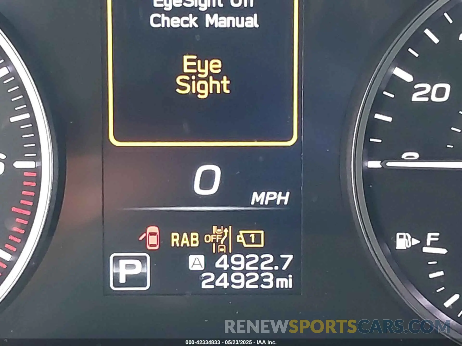 14 fotografías del automóvil dañado 4S4WMAHD8P3461219 SUBARU ASCENT 2023