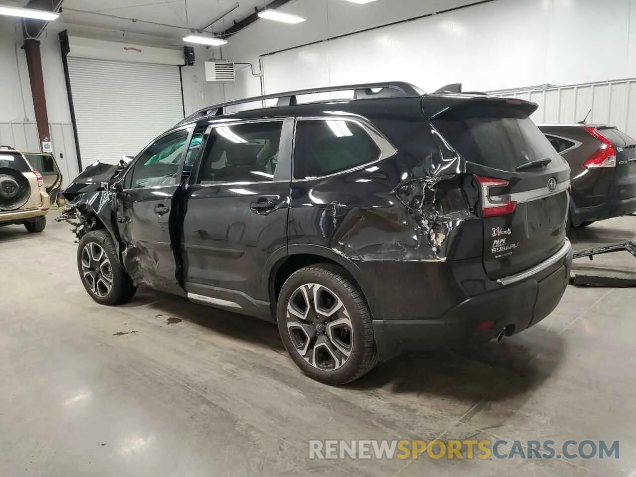 2 fotografías del automóvil dañado 4S4WMARD8P3433404 SUBARU ASCENT 2023