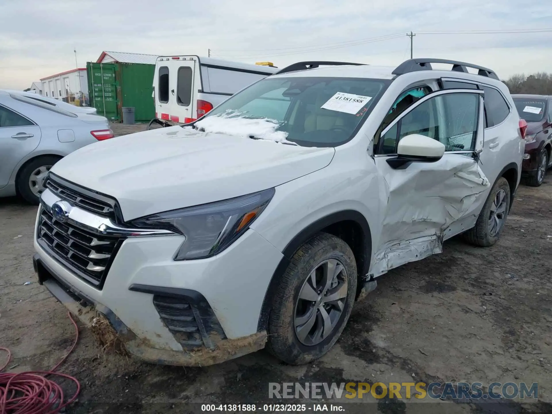 2 fotografías del automóvil dañado 4S4WMAED0R3457088 SUBARU ASCENT 2024