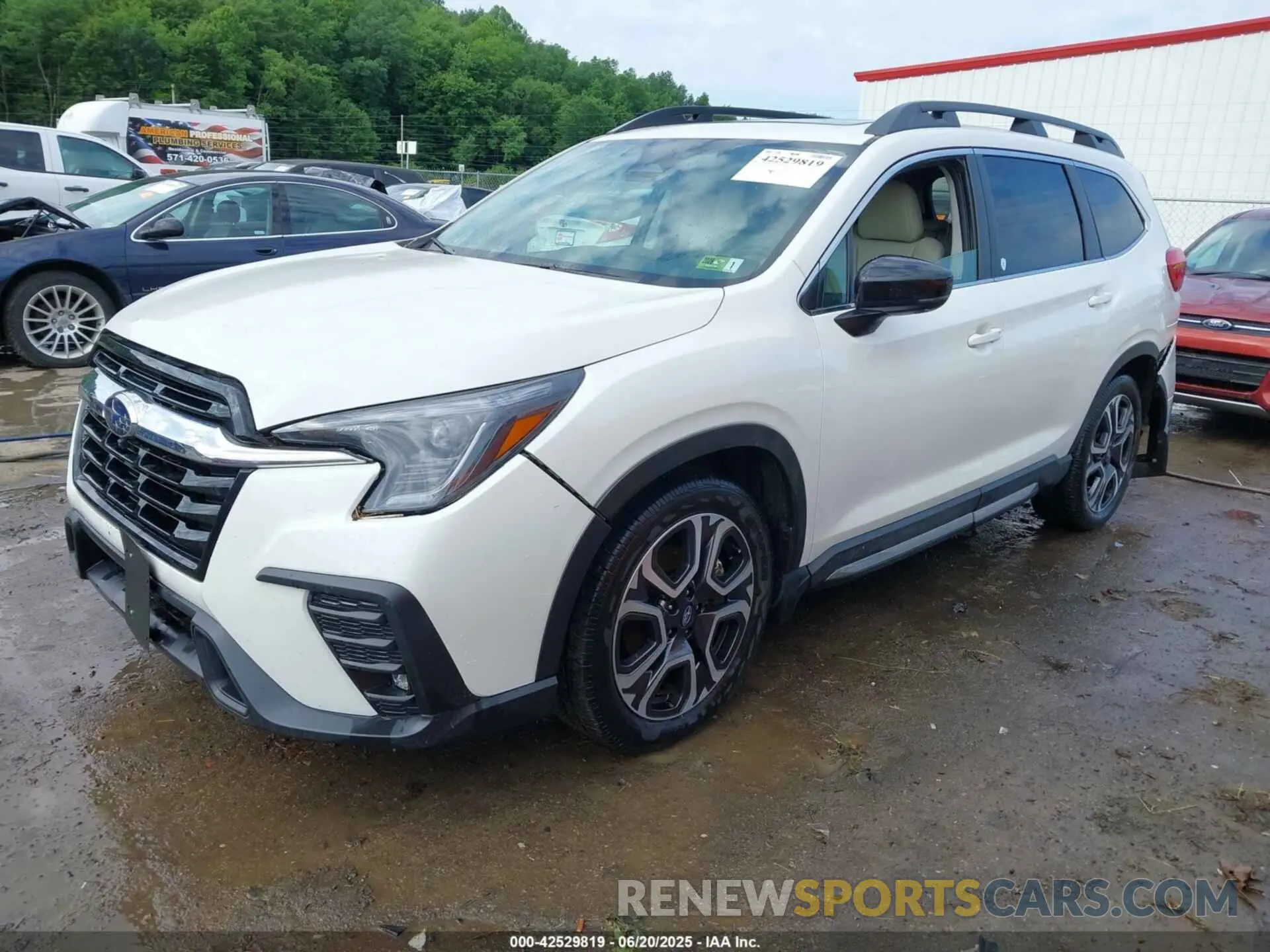 2 fotografías del automóvil dañado 4S4WMARD2R3411434 SUBARU ASCENT 2024