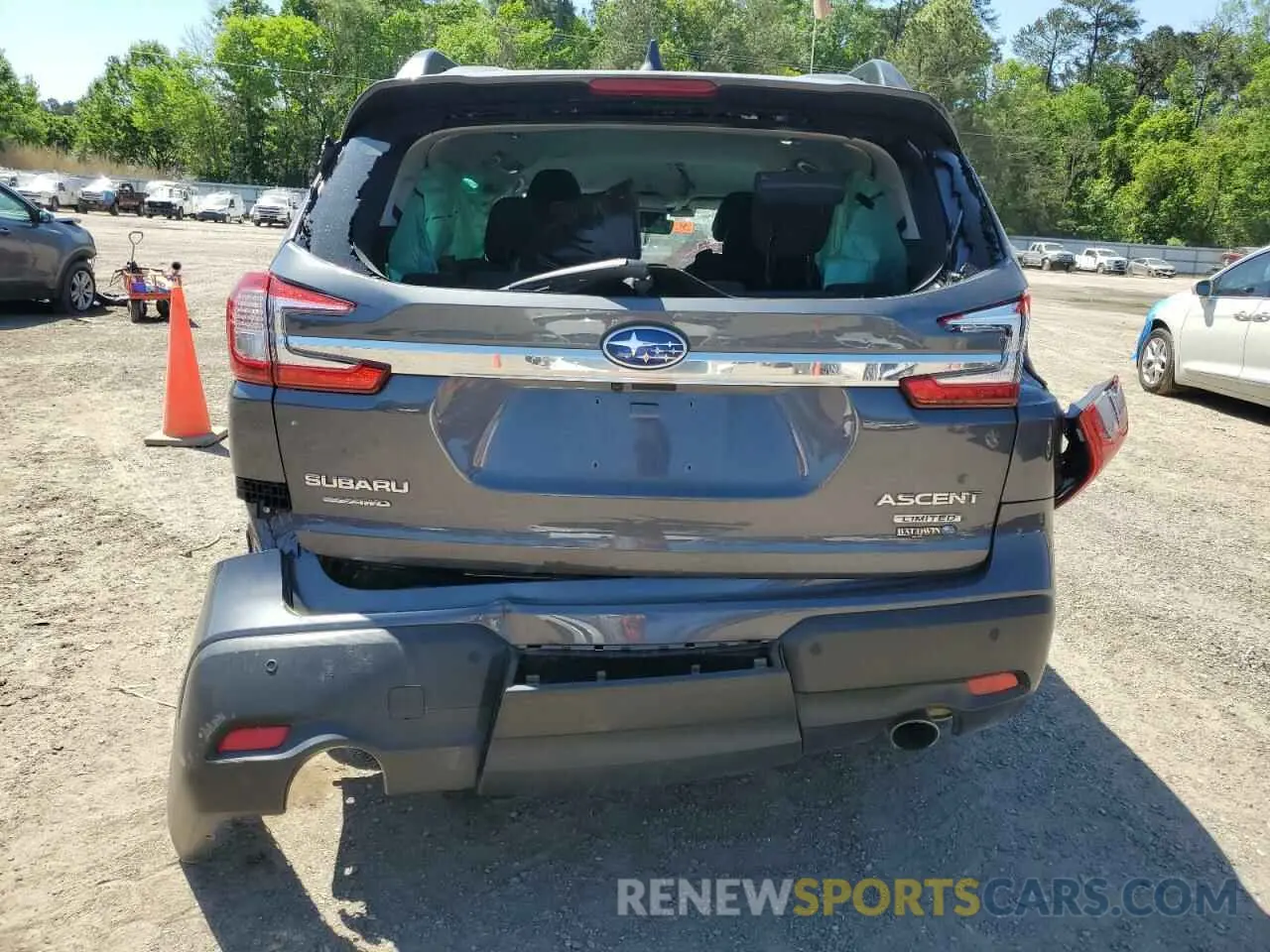 6 fotografías del automóvil dañado 4S4WMASD3R3455341 SUBARU ASCENT 2024