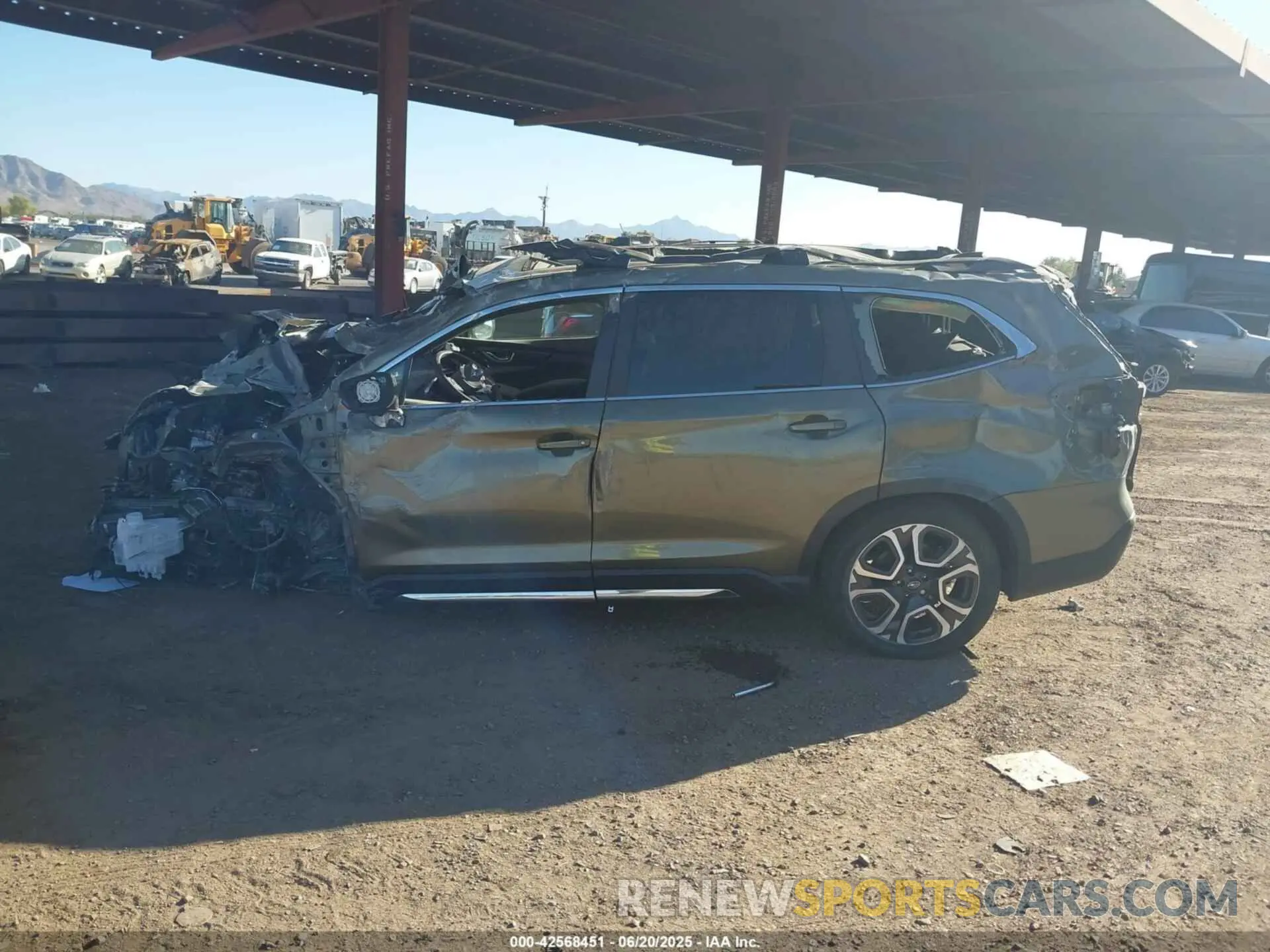15 fotografías del automóvil dañado 4S4WMAUDXR3455768 SUBARU ASCENT 2024