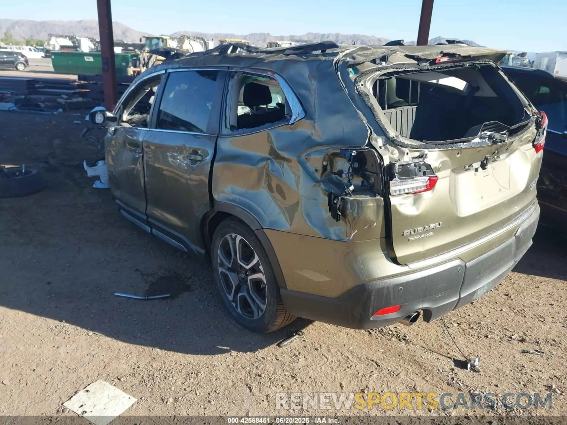 3 fotografías del automóvil dañado 4S4WMAUDXR3455768 SUBARU ASCENT 2024