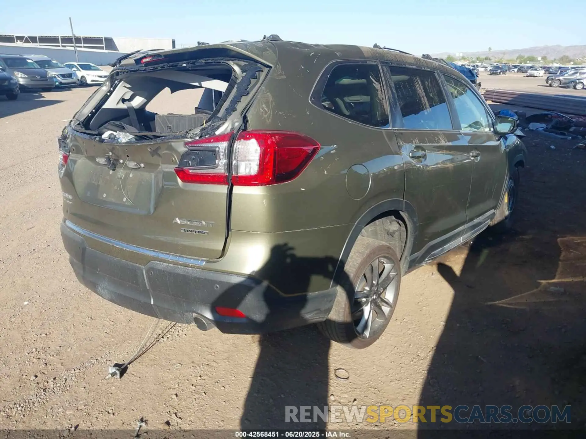 4 fotografías del automóvil dañado 4S4WMAUDXR3455768 SUBARU ASCENT 2024