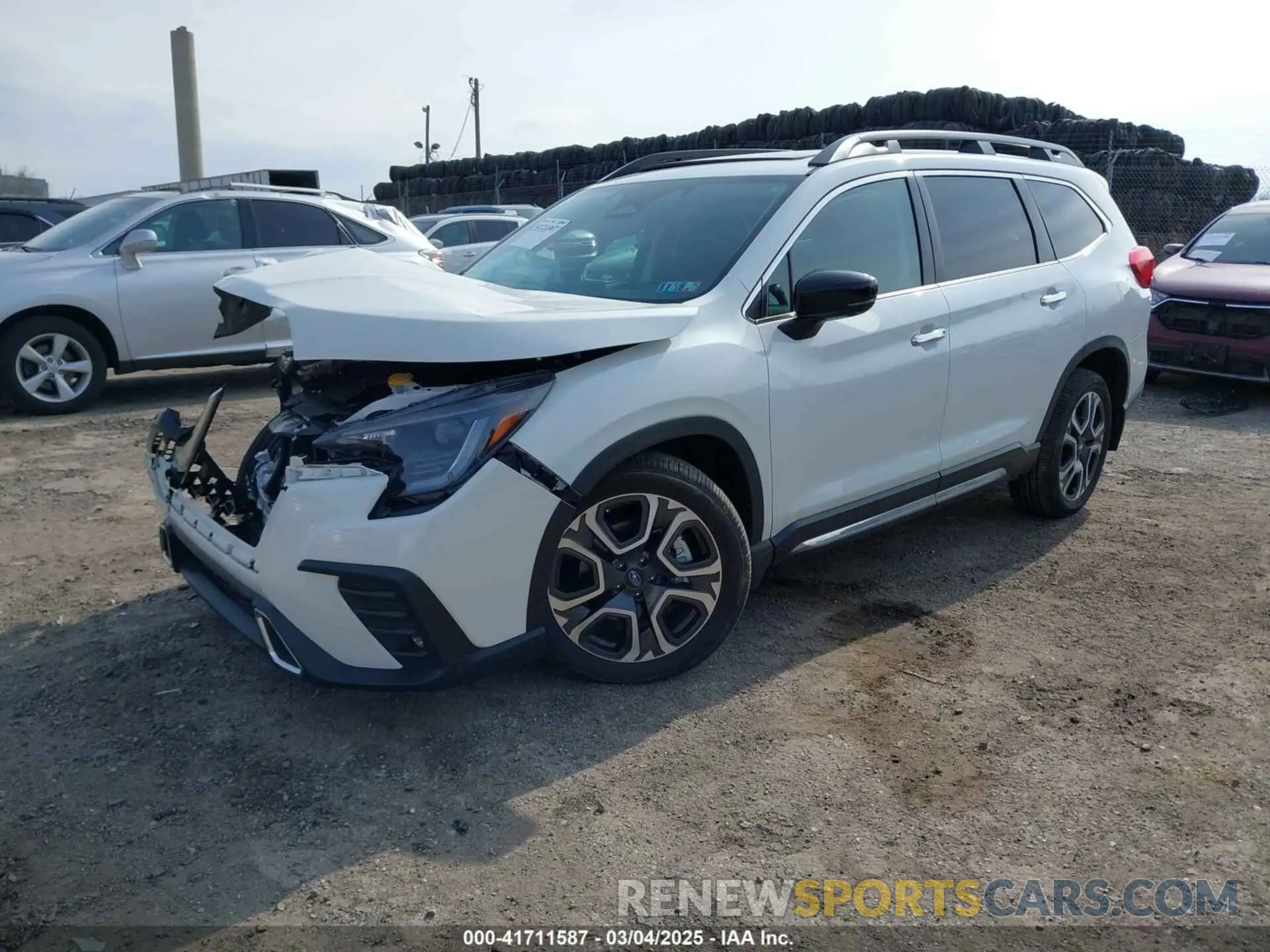 2 fotografías del automóvil dañado 4S4WMAWD2R3423801 SUBARU ASCENT 2024