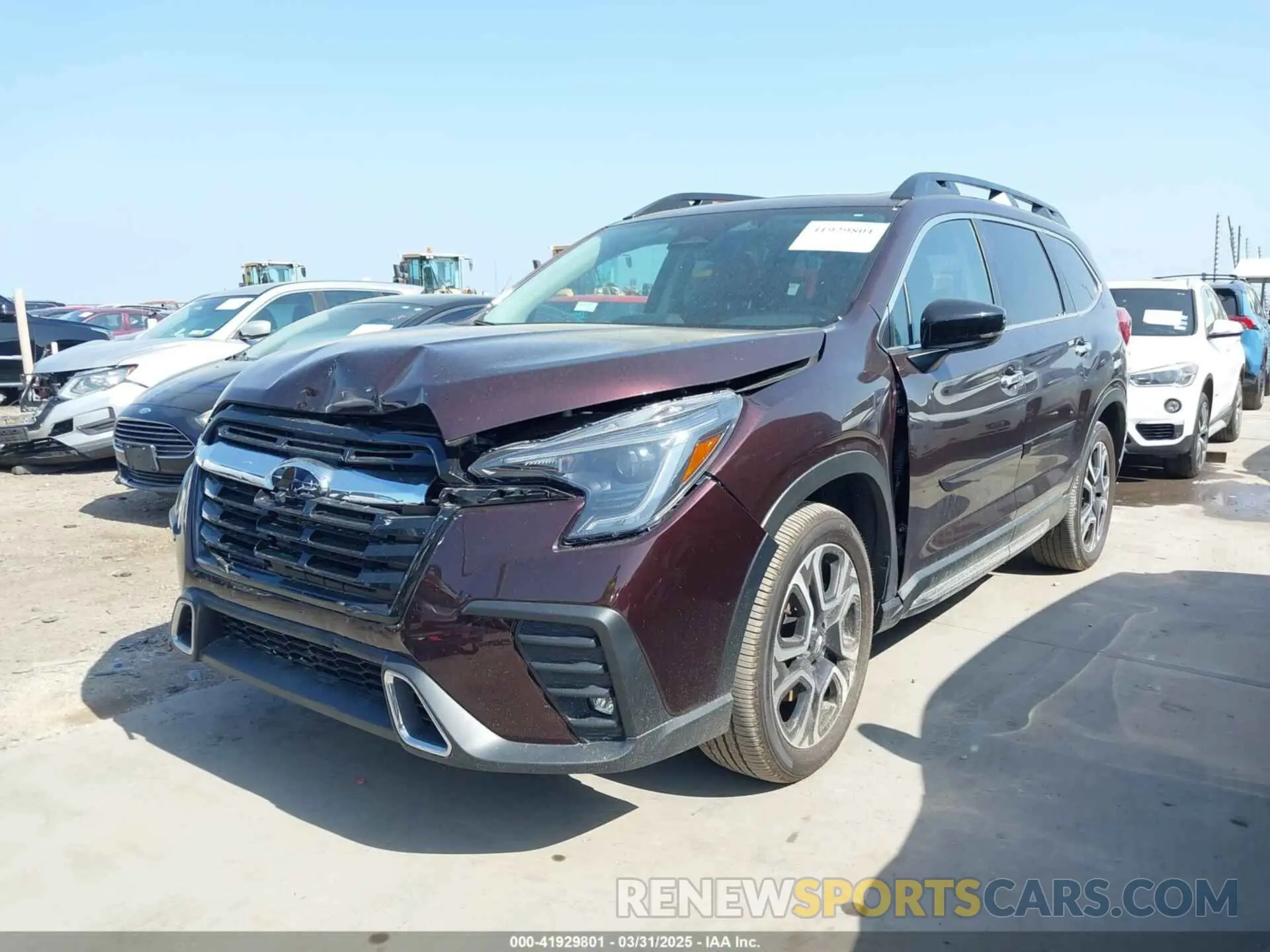 2 fotografías del automóvil dañado 4S4WMAWD6R3442402 SUBARU ASCENT 2024