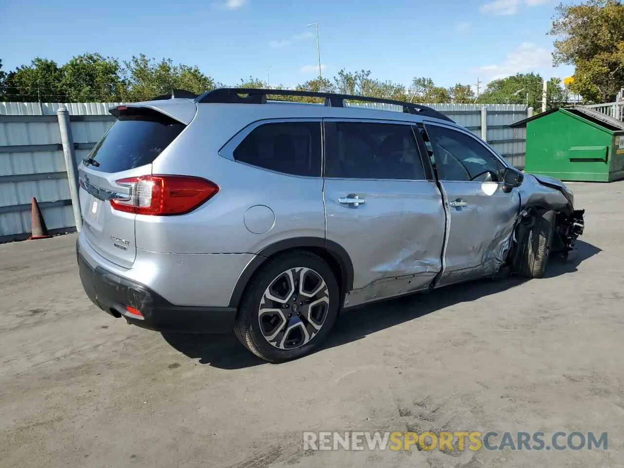 3 fotografías del automóvil dañado 4S4WMAWD8R3415072 SUBARU ASCENT 2024
