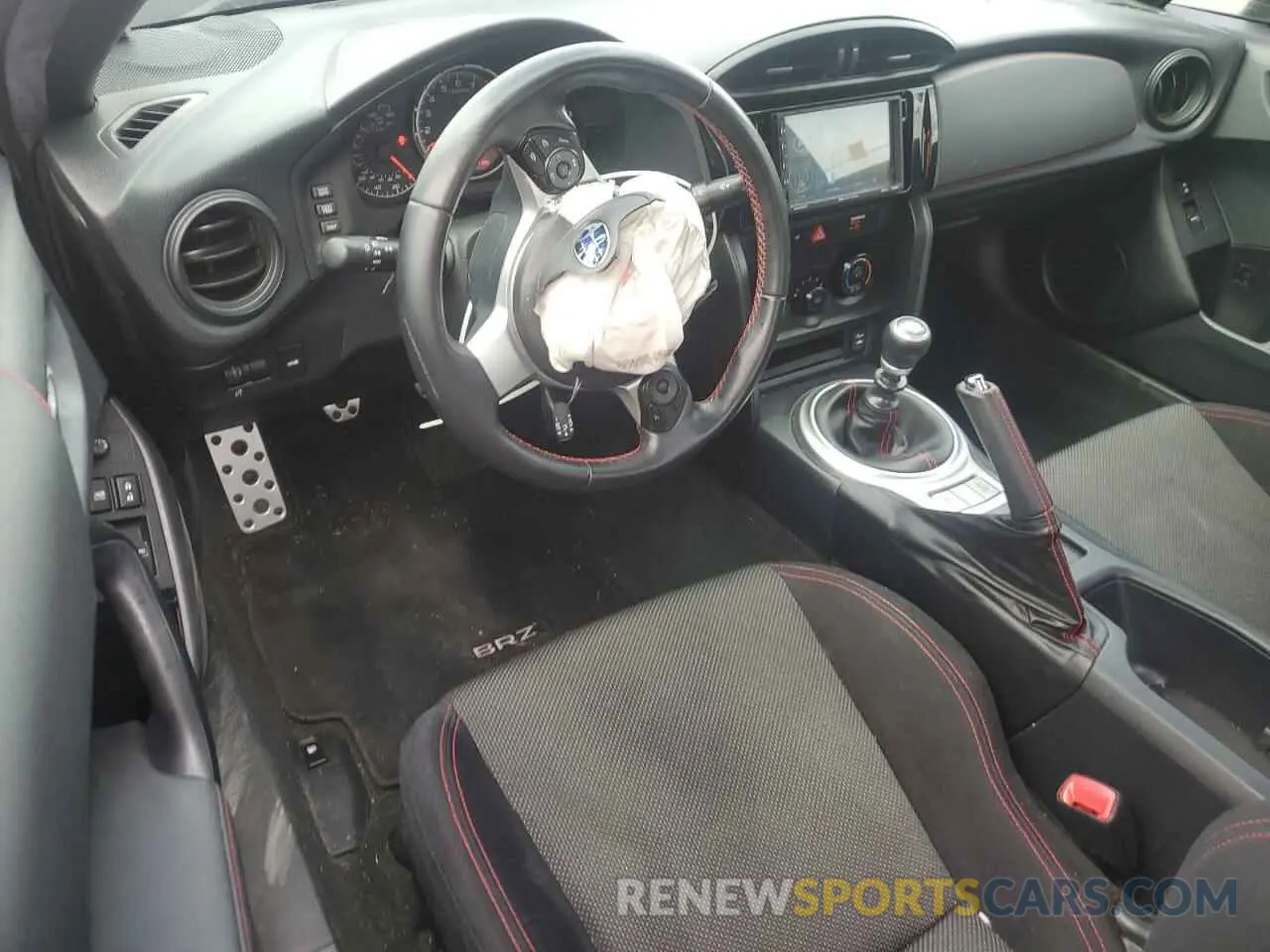 8 fotografías del automóvil dañado JF1ZCAB15K9600107 SUBARU BRZ 2019