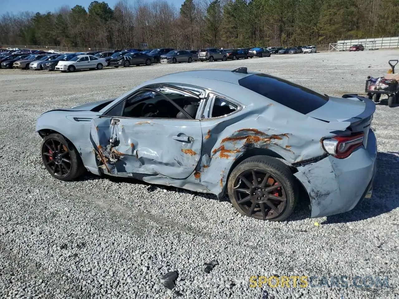 2 fotografías del automóvil dañado JF1ZCAC16K9600731 SUBARU BRZ 2019