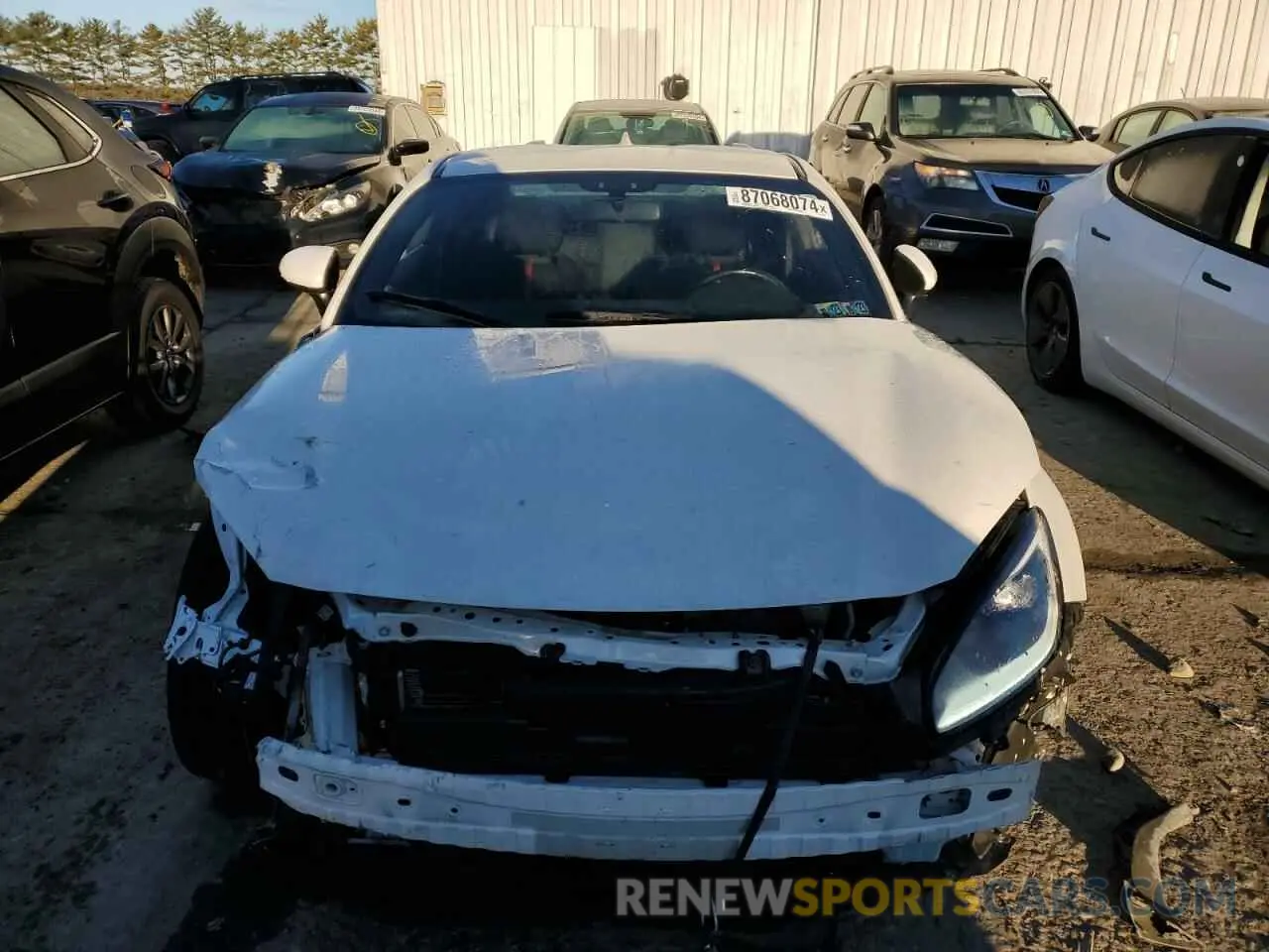 5 fotografías del automóvil dañado JF1ZDBE19N9701721 SUBARU BRZ 2022