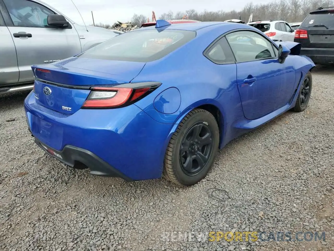 3 fotografías del automóvil dañado JF1ZDBE1XN9703476 SUBARU BRZ 2022