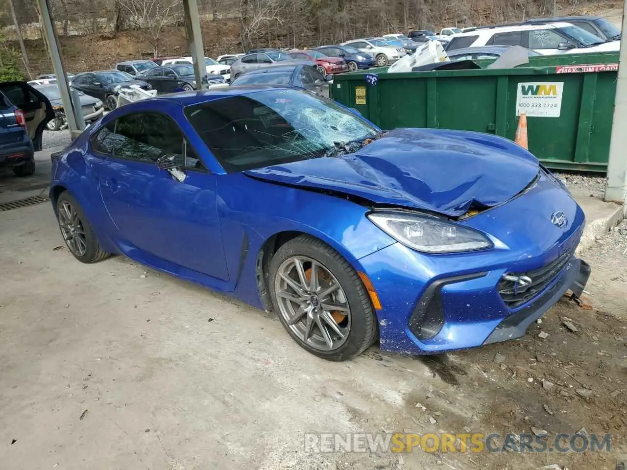 4 fotografías del automóvil dañado JF1ZDBB10P9700335 SUBARU BRZ 2023