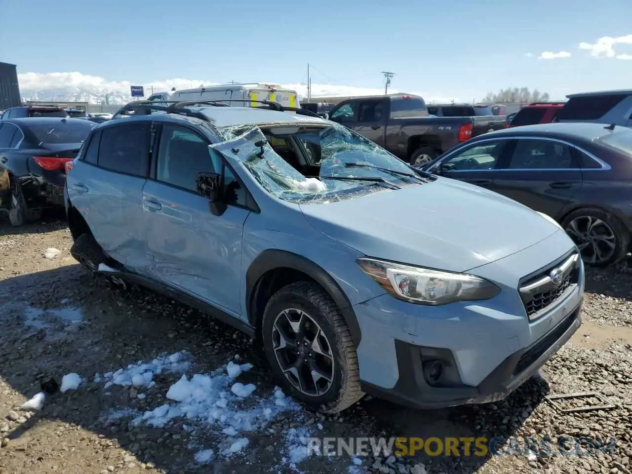 4 fotografías del automóvil dañado JF2GTAAC0KH210303 SUBARU CROSSTREK 2019