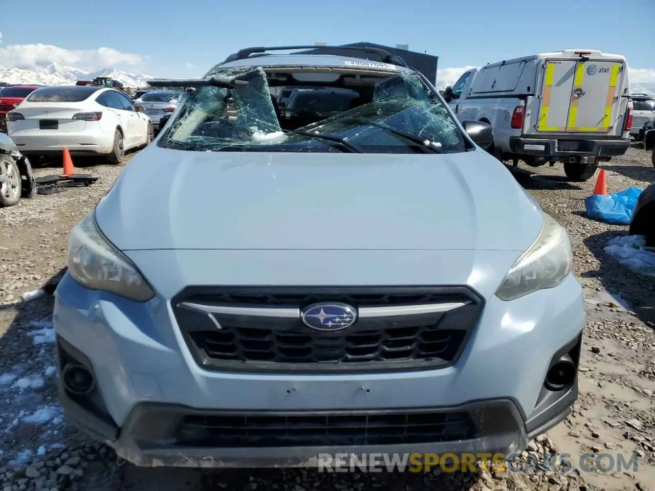 5 fotografías del automóvil dañado JF2GTAAC0KH210303 SUBARU CROSSTREK 2019