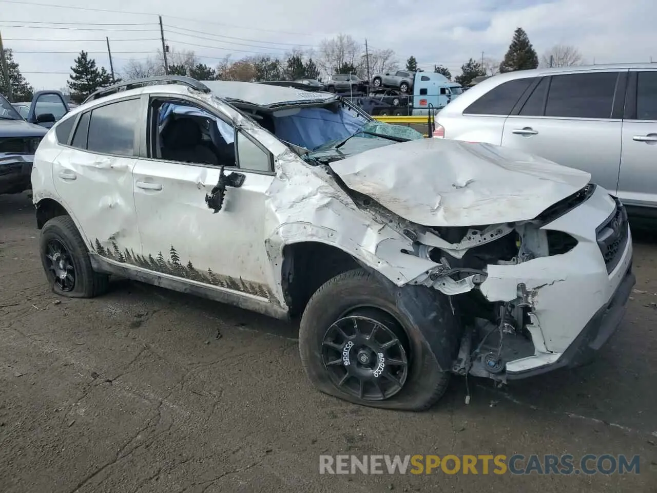 4 fotografías del automóvil dañado JF2GTAAC1KG252761 SUBARU CROSSTREK 2019