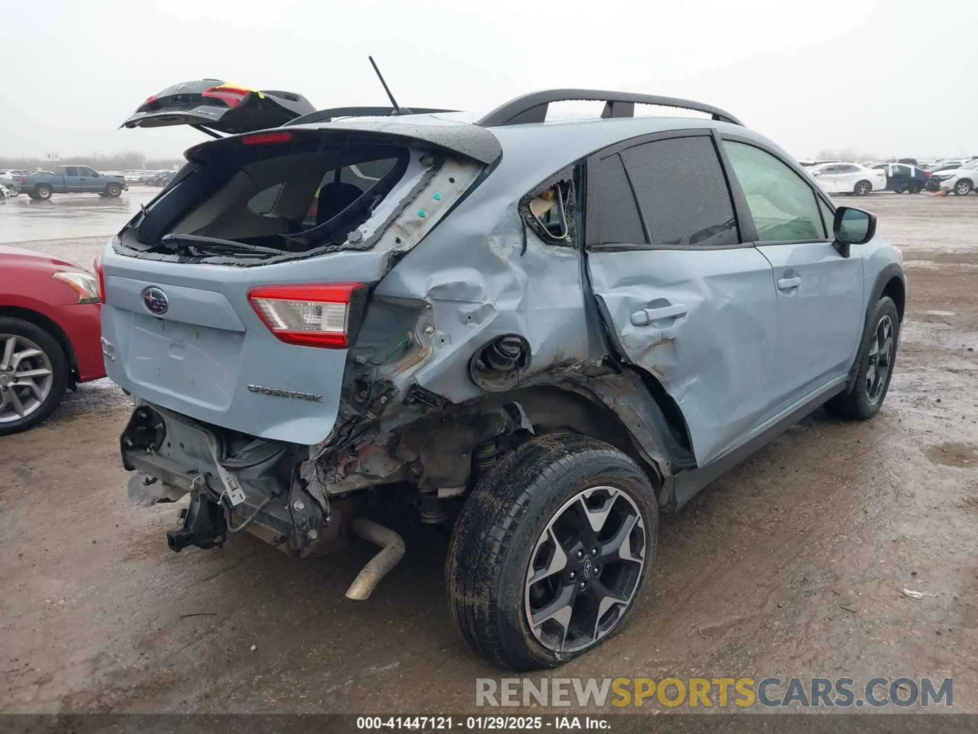 4 fotografías del automóvil dañado JF2GTAAC1KH223562 SUBARU CROSSTREK 2019
