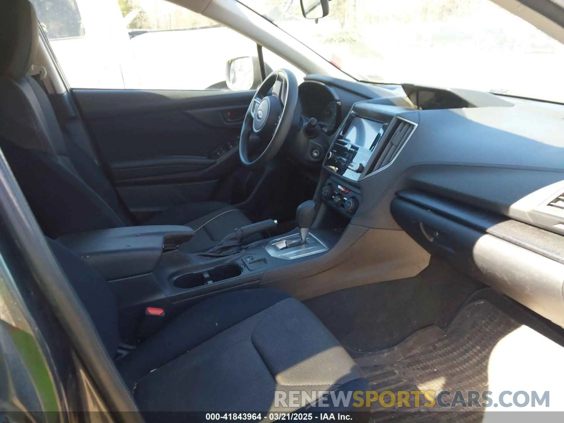 5 fotografías del automóvil dañado JF2GTAAC7KH225025 SUBARU CROSSTREK 2019