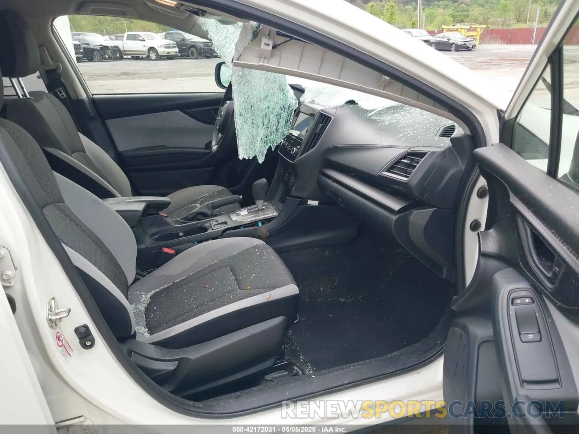 5 fotografías del automóvil dañado JF2GTABCXK8263346 SUBARU CROSSTREK 2019