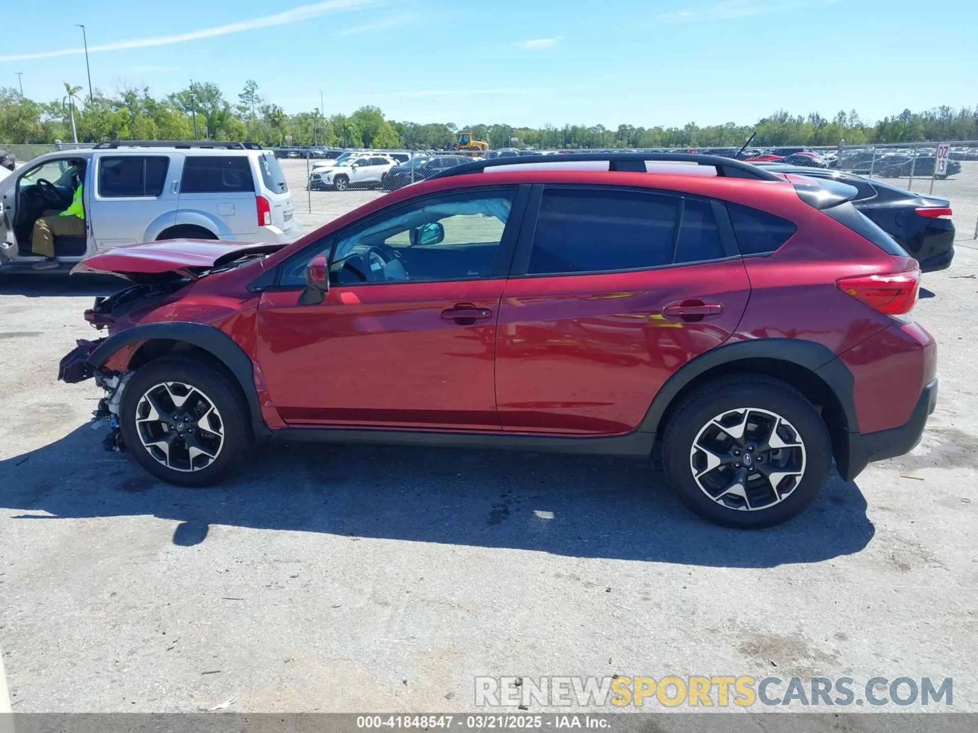 15 fotografías del automóvil dañado JF2GTABCXKH313713 SUBARU CROSSTREK 2019
