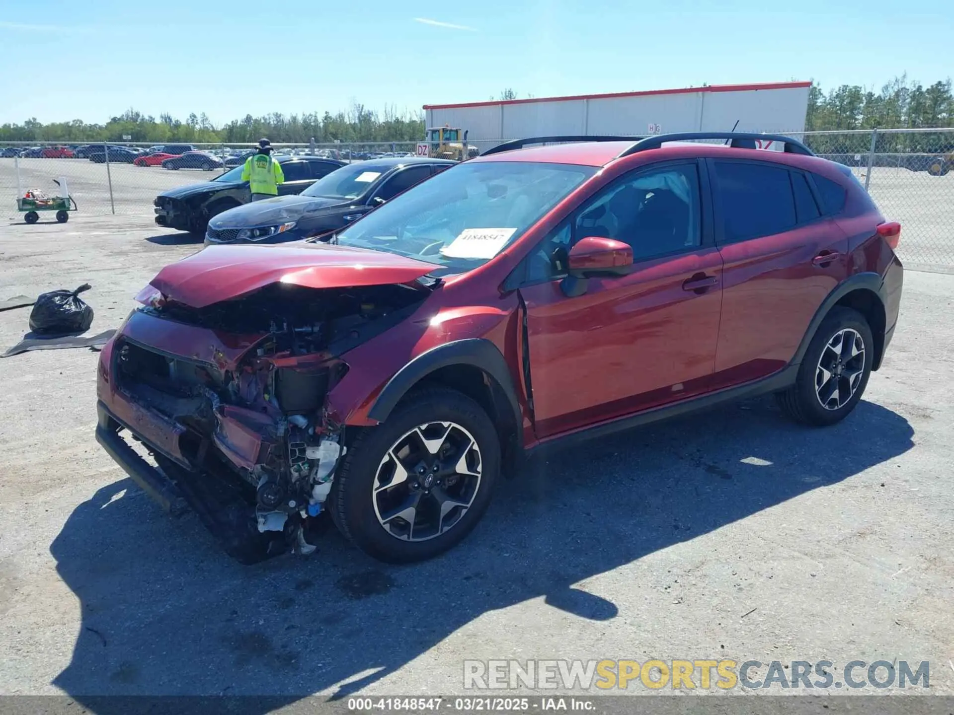 2 fotografías del automóvil dañado JF2GTABCXKH313713 SUBARU CROSSTREK 2019