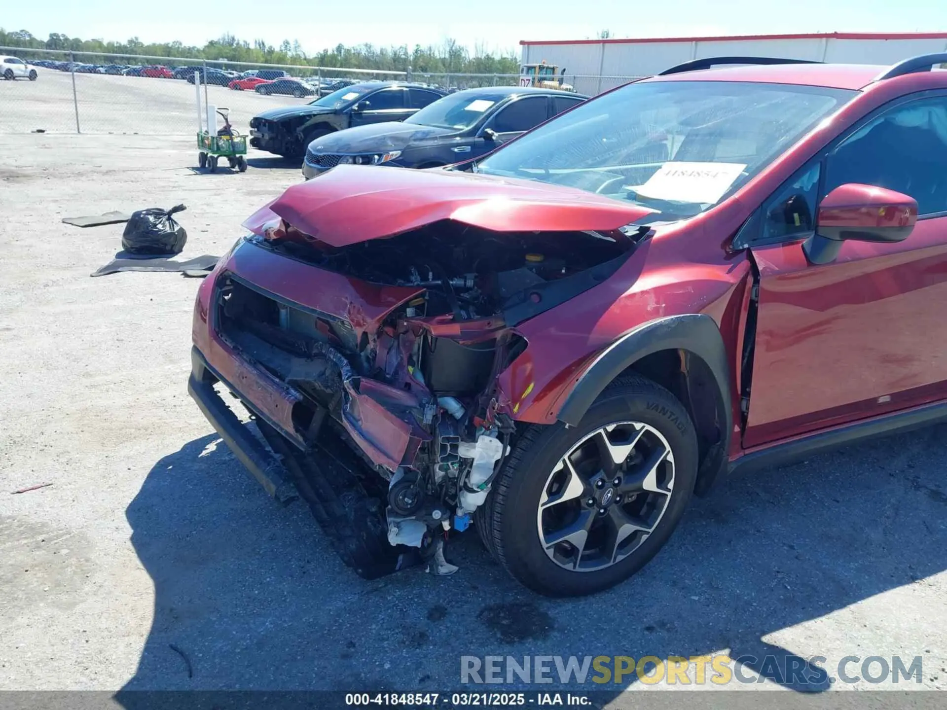 6 fotografías del automóvil dañado JF2GTABCXKH313713 SUBARU CROSSTREK 2019