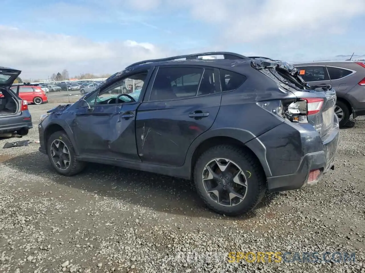2 fotografías del automóvil dañado JF2GTACC1KG288107 SUBARU CROSSTREK 2019